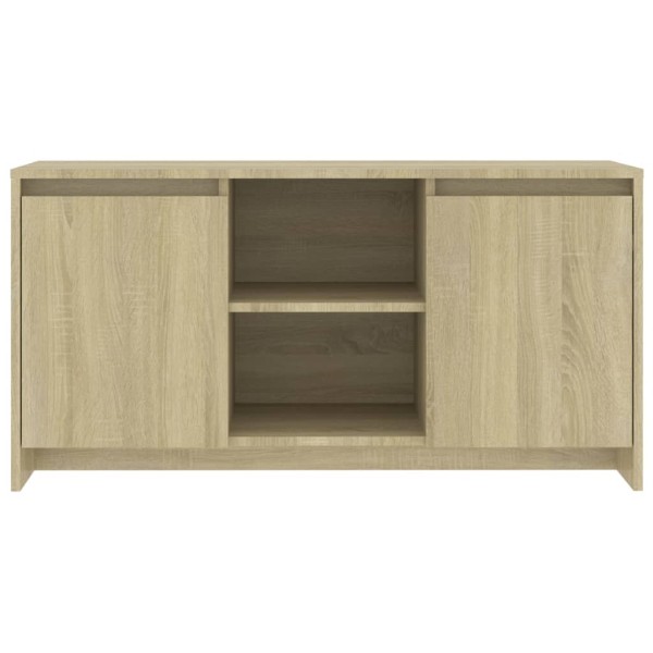 Mueble de TV madera contrachapada roble Sonoma 102x37,5x52,5 cm