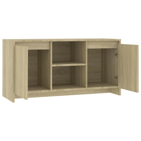 Mueble de TV madera contrachapada roble Sonoma 102x37,5x52,5 cm