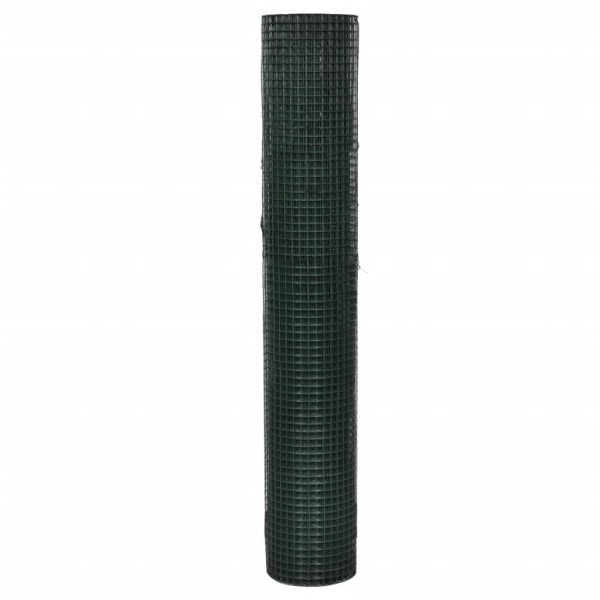 Alambrada galvanizada con revestimiento de PVC verde 25x1 m