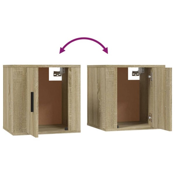 Mueble para TV de pared roble Sonoma 40x34,5x40 cm