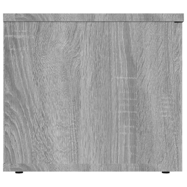 Mueble de TV madera contrachapada gris Sonoma 80x34x30 cm