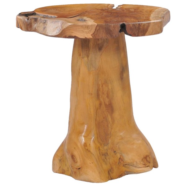 Mesa de centro de madera maciza de teca 40x40 cm