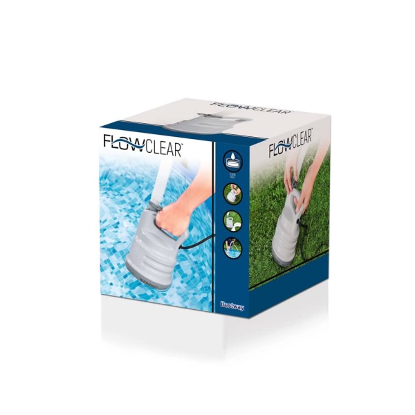 Bestway Bomba de desagüe para piscina blanca