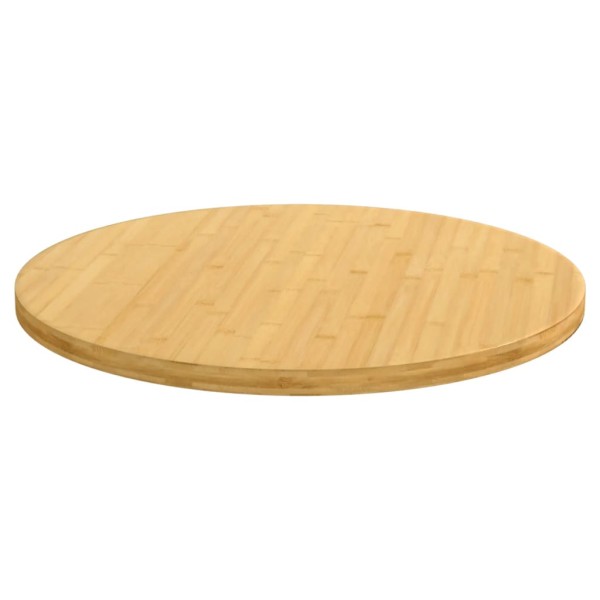 Tablero de mesa de bambú Ø90x2,5 cm