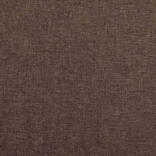 Cortina opaca con ganchos look de lino gris taupe 290x245 cm