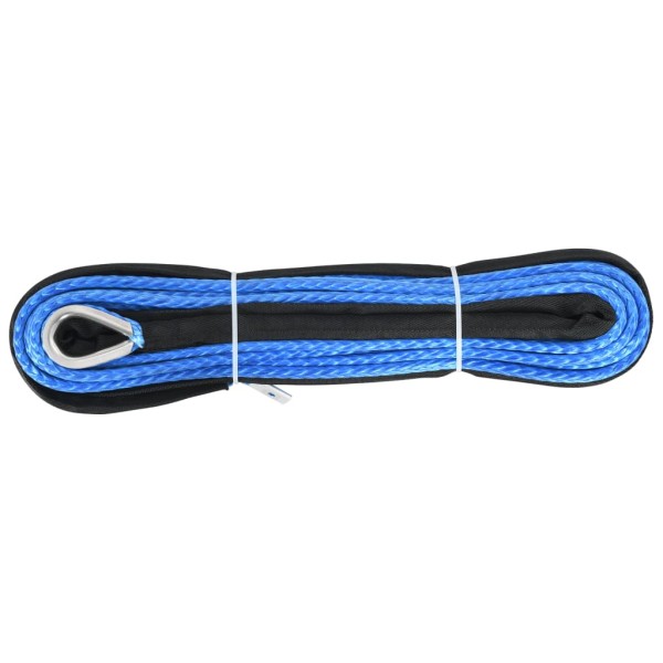 Cable de cabrestante azul 9 mm x 26 m