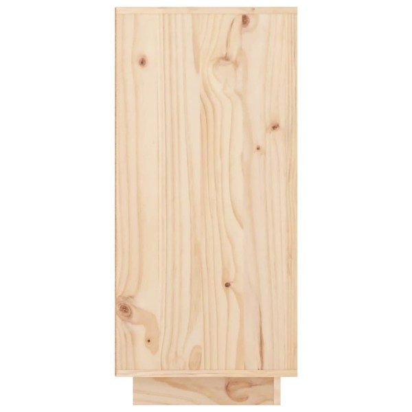 Aparador de madera maciza de pino 111x34x75 cm