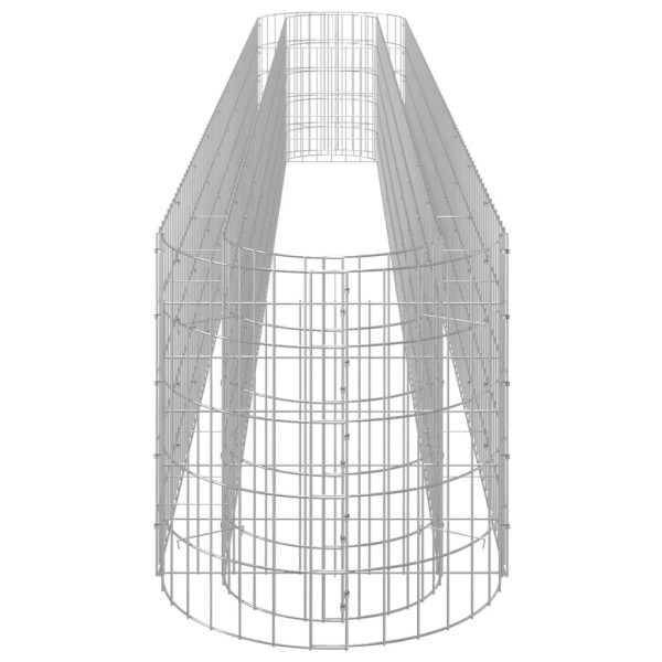 Arriate de gaviones de hierro galvanizado 400x50x50 cm