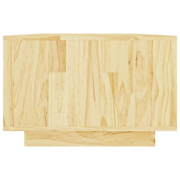 Mesa de centro de madera maciza de pino 110x50x33,5 cm