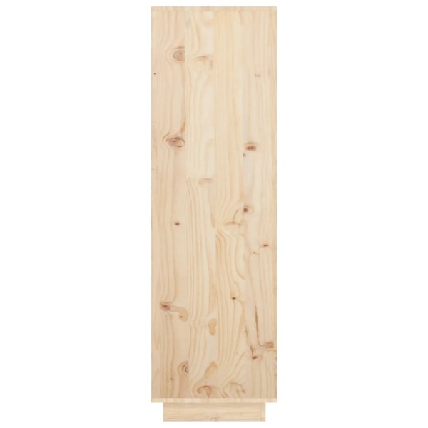 Aparador de madera maciza de pino 38x35x117 cm