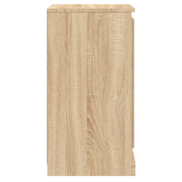 Aparador de madera contrachapada roble Sonoma 37,5x35,5x67,5 cm