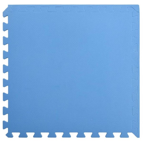 Alfombrillas de goma EVA azul 24 uds 8,64 ㎡