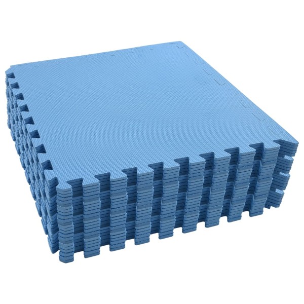 Alfombrillas de goma EVA azul 24 uds 8,64 ㎡