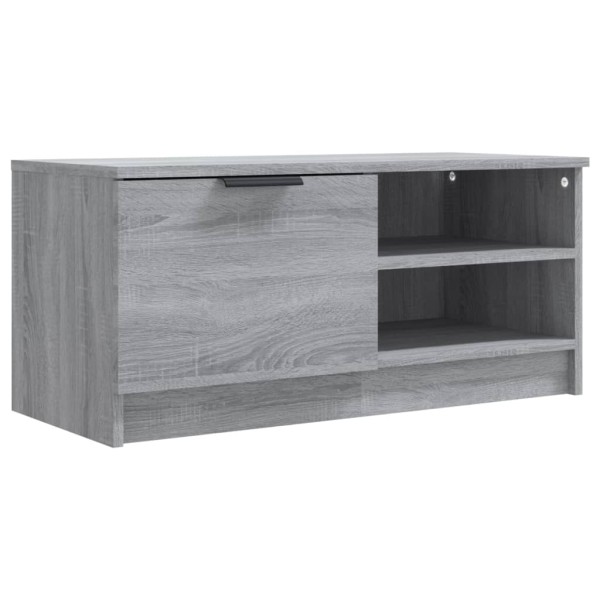 Mueble para TV madera contrachapada gris Sonoma 80x35x36,5 cm