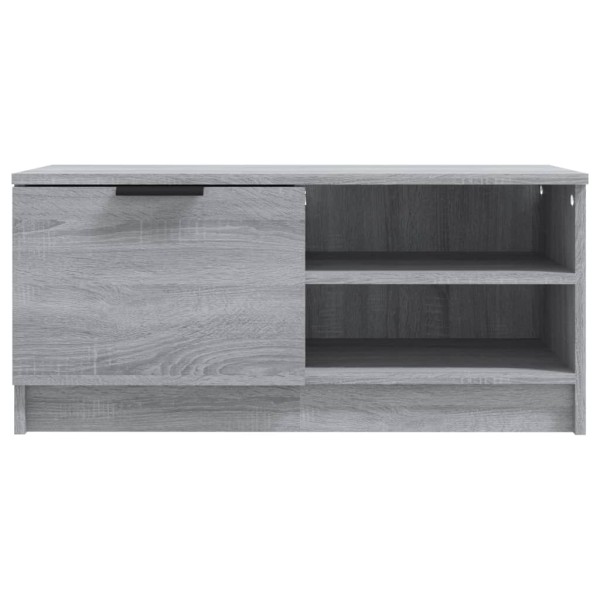 Mueble para TV madera contrachapada gris Sonoma 80x35x36,5 cm