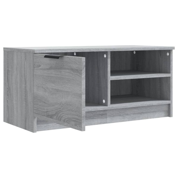 Mueble para TV madera contrachapada gris Sonoma 80x35x36,5 cm