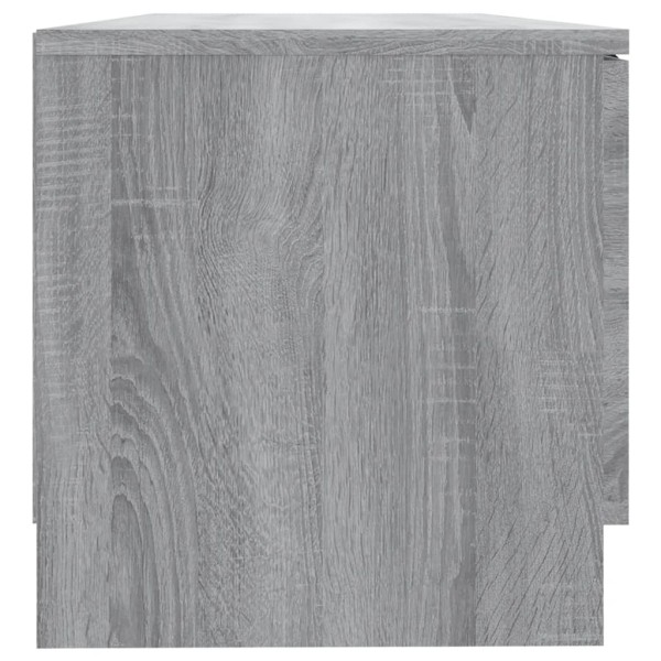 Mueble para TV madera contrachapada gris Sonoma 80x35x36,5 cm