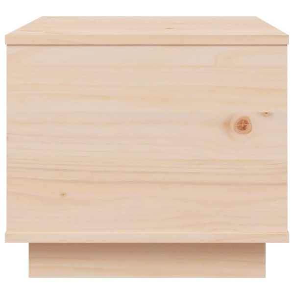 Mesa de centro de madera maciza de pino 40x50x35 cm