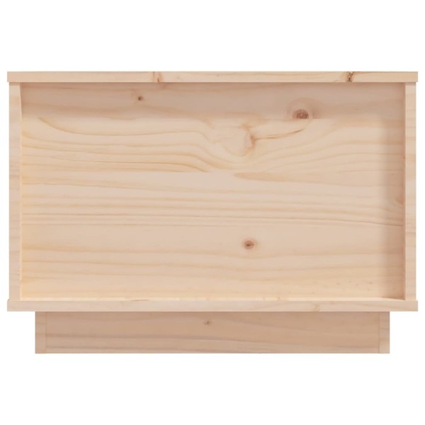 Mesa de centro de madera maciza de pino 40x50x35 cm