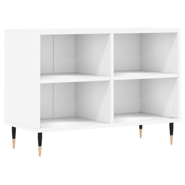 Mueble de TV madera de ingeniería blanco 69,5x30x50 cm