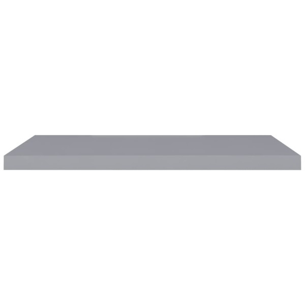 Estantes flotantes de pared 2 uds MDF gris 90x23,5x3,8 cm