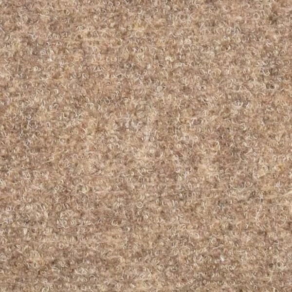 Alfombrilla autoadhesiva de escalera 10 uds 56x17x3 cm crema