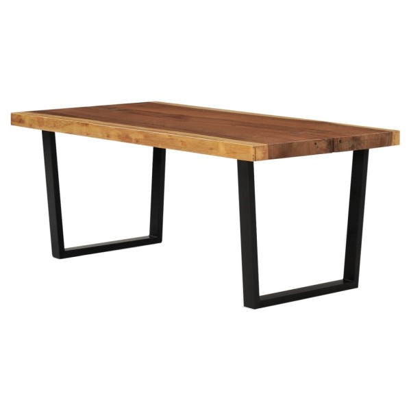 Mesa de centro de madera maciza de Suar 102x54x41 cm