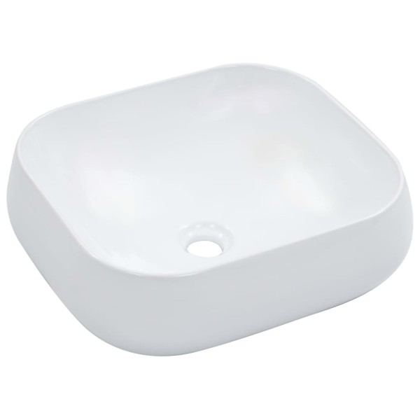 Lavabo 44,5x39,5x14,5 cm cerámica blanco