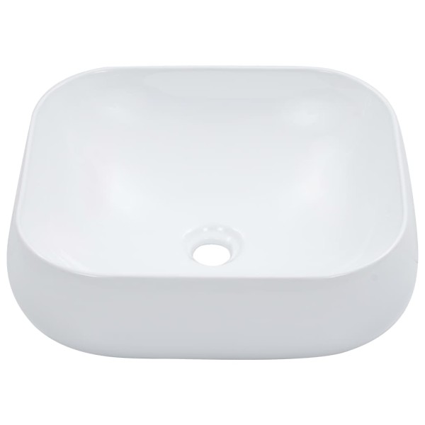 Lavabo 44,5x39,5x14,5 cm cerámica blanco