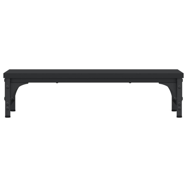 Soporte para pantalla madera de ingeniería negro 55x23x14 cm