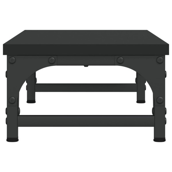 Soporte para pantalla madera de ingeniería negro 55x23x14 cm