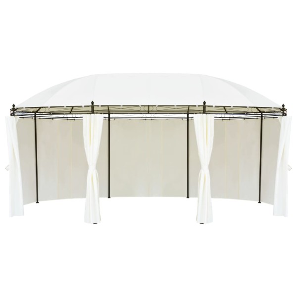 Cenador blanco crema 530x350x265 cm