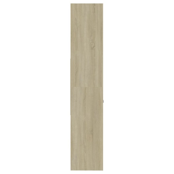 Estantería madera contrachapada color roble Sonoma 60x35x180 cm