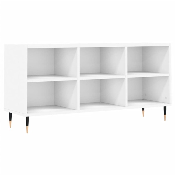 Mueble de TV madera de ingeniería blanco 103,5x30x50 cm