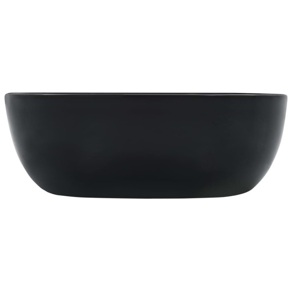 Lavabo 42,5x42,5x14,5 cm cerámica negro