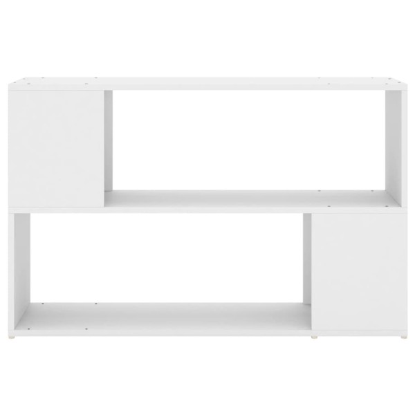 Estantería librería madera contrachapada blanco 100x24x63 cm