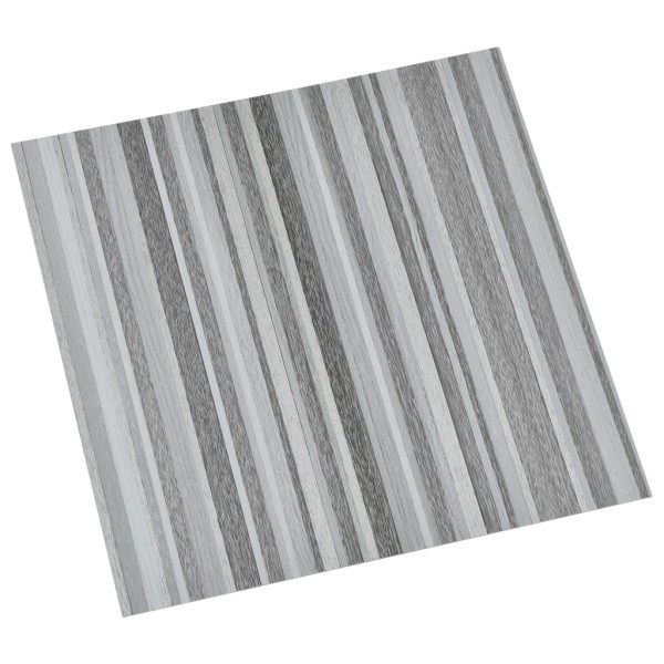 Lamas para suelo autoadhesivas 55 piezas PVC 5,11 m² gris claro