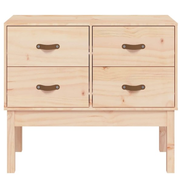 Mueble consola de madera maciza de pino 90x40x78 cm