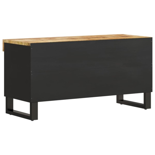 Mueble de TV madera maciza de mango 85x33x43,5 cm