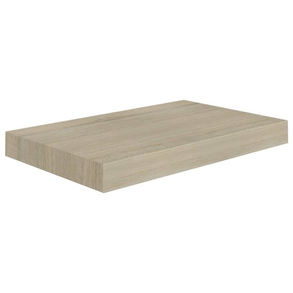 Estantes flotantes de pared 2 uds MDF roble 40x23x3,8 cm