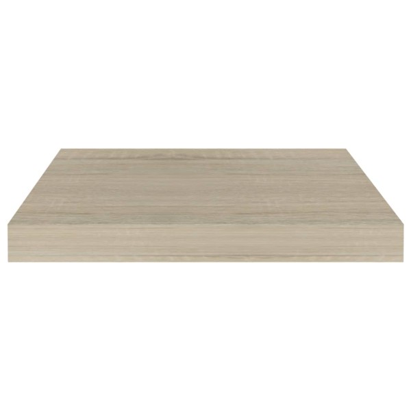 Estantes flotantes de pared 2 uds MDF roble 40x23x3,8 cm