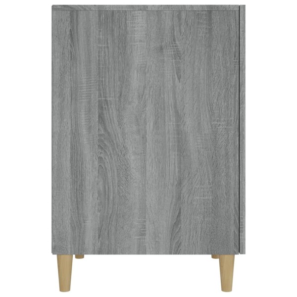 Escritorio de madera contrachapada gris Sonoma 140x50x75 cm