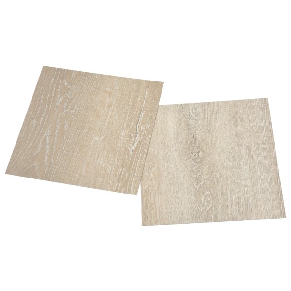 Lamas para suelo autoadhesivas 55 piezas PVC 5,11 m² beige