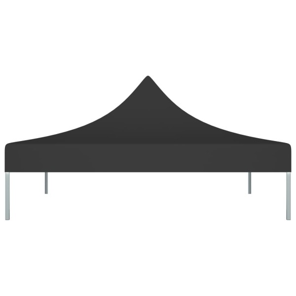 Techo de carpa para celebraciones negro 2x2 m 270 g/m²