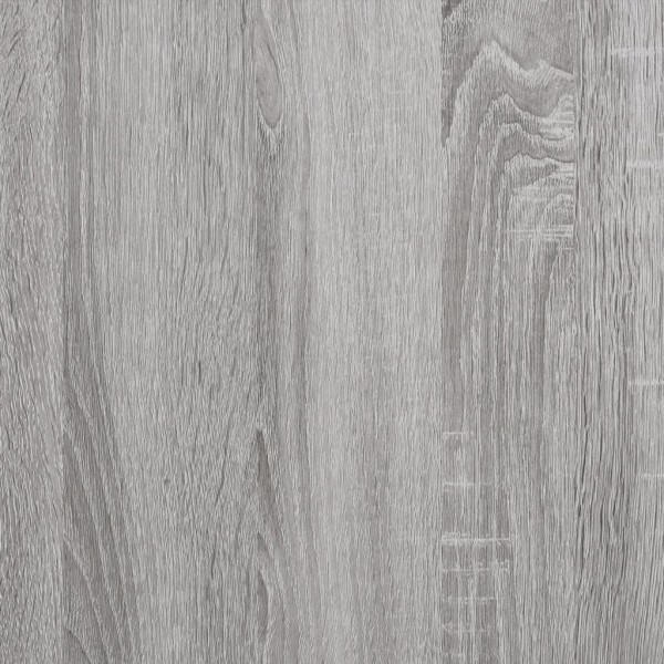 Aparador de madera contrachapada gris Sonoma 80x30x80 cm