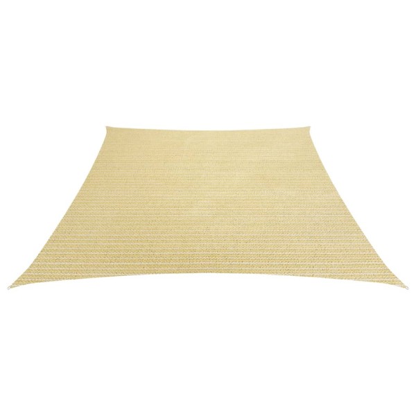 Toldo de vela HDPE beige 160 g/m² 4/5x3 m