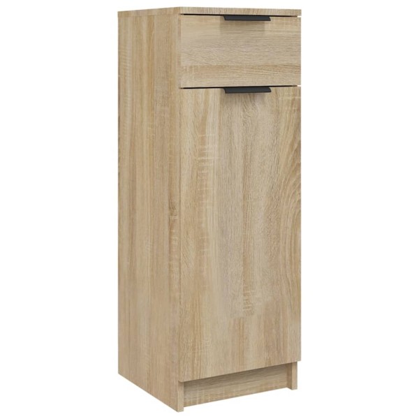 Armario de baño madera contrachapada roble Sonoma 32x34x90 cm