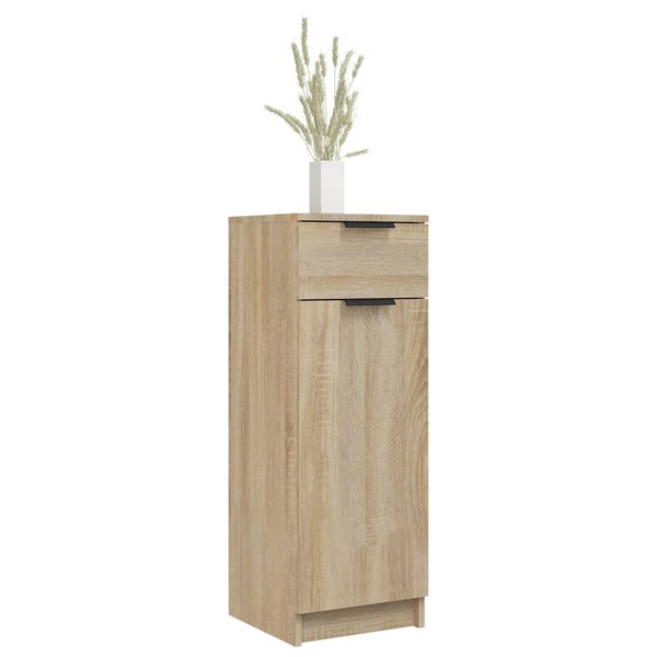 Armario de baño madera contrachapada roble Sonoma 32x34x90 cm