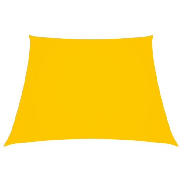 Toldo de vela tela oxford trapecio amarillo 2/4x3 m