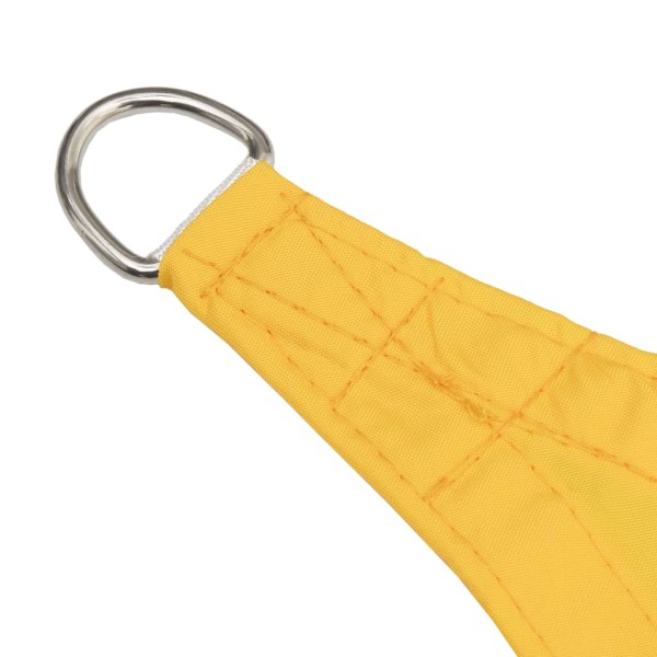 Toldo de vela tela oxford trapecio amarillo 2/4x3 m